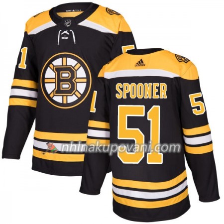 Boston Bruins Dresy Ryan Spooner 51 Adidas 2017-2018 Černá Authentic - Pánské Boston Bruins Dresy Ryan Spooner 51 Adidas 2017-2018 Černá Authentic - Pánské